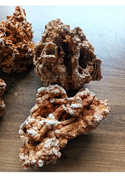 Orijinal Akvaryum Kayası Doğal Gözenekli Peyzaj Dekor Taşı Su Kalitesini Bozmayan Gözenekli Kaya 30-50 Cm