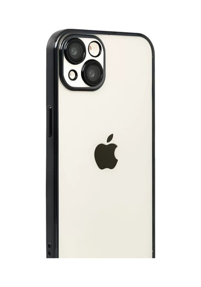 Newface Apple iPhone Uyumlu 15 Razer Lensli Silikon - Siyah Belirtilmemiş