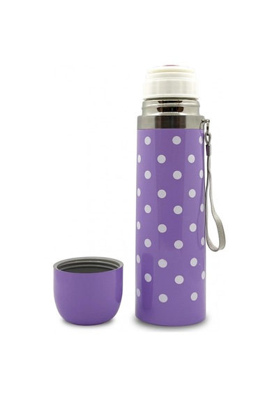 Sema Baby Puantiyeli Bebek Termosu 500 Ml - Mor