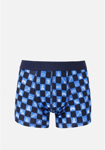Colin's Colins Modern Fit Erkek Mavi Boxer Cl1069361 Q1.v1 Ble Mavi