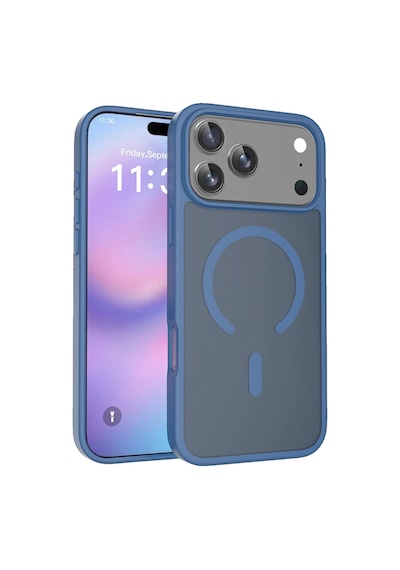 Joko Apple Uyumlu iPhone 17 Pro Max Kılıf Jota Seri Magsafe Kapak Lacivert