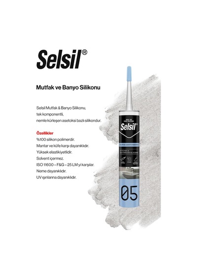 2 X 280 Ml Mutfak Ve Banyo Silikonu Ve Rosie
