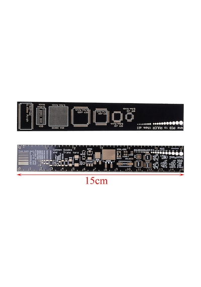 15Cm Pcb Cetvel Referans Cetveli Reference Ruler Smd Komponent