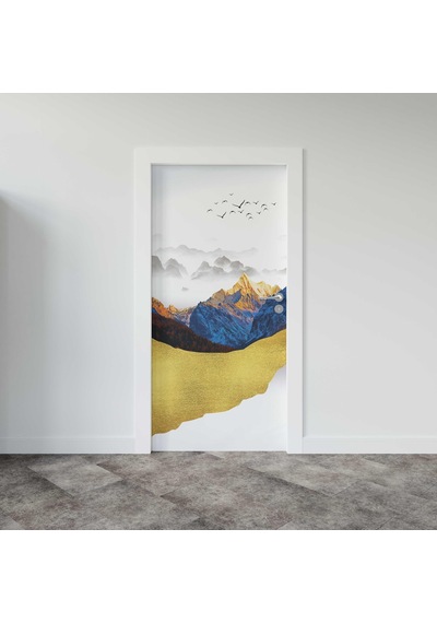 Kapı Giydirme Kapı Sticker Folyosu 3d Altındağ Kuşlar