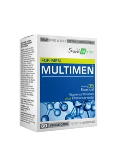 Suda Vitamin Multimen Mens Multivitamin 60 Bitkisel Kapsül Svm101