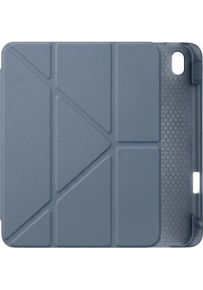 Ps Apple Uyumlu iPad A16 / 10.9 10. Nesil Tri Folding Standlı Kılıf - Gri Kapaklı Kılıf
