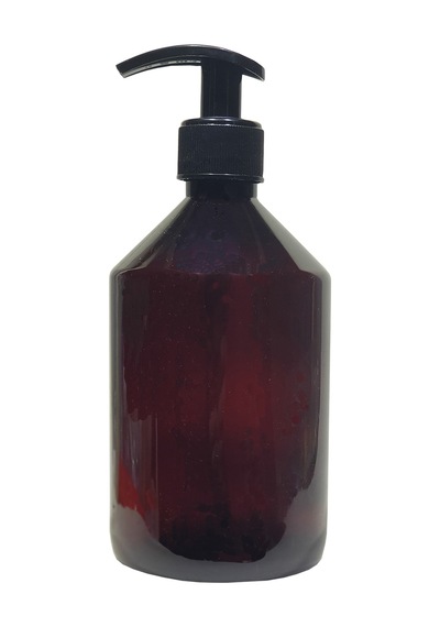 Paradise Sıvı Sabun Dezenfektan İçin Pompalı Boş Pet Şişe Bordo 2 x 500 ML