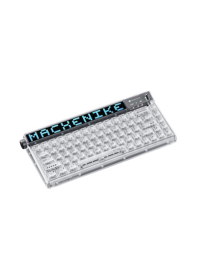 Machenike KT68 Pro Tri-Mode Brown Switch LCD RGB İngilizce Oyuncu Klavye Machenike KT68 Pro Tri-Mode Brown Switch LCD RGB İngilizce Oyuncu Klavye