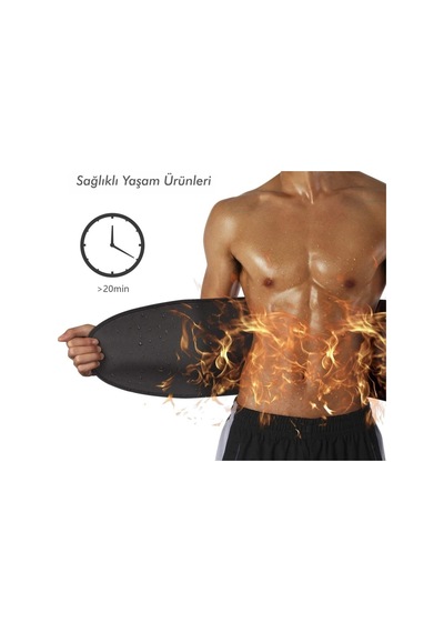Fixflex Neopren Göbek İnceten Sauna Etkili Termal Korse Standart