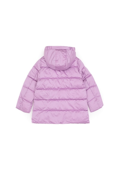U.S. Polo Assn. Kız Çocuk Lila Kapüşonlu Kaban 50313073-VR034