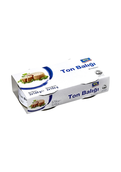 Aro Ton Balığı 2'li 320 G Skipjack İri Parçalı Katkısız Tarı