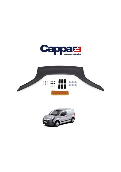 Cappafe Fiat Fiorino Ön Kaput Koruyucu Rüzgarlık 4Mm Abs 2007-
