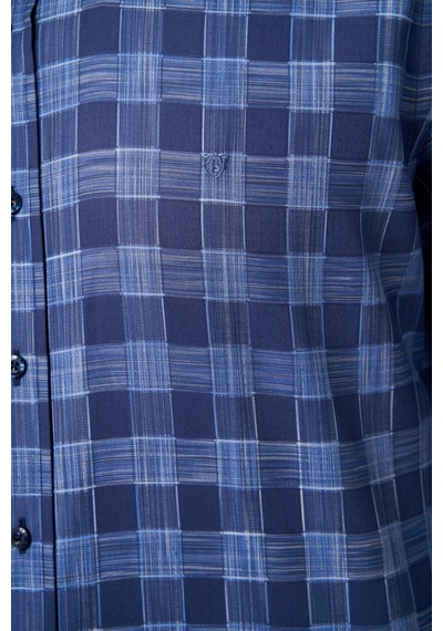 Bisse Erkek Regular Fit Kareli Gömlek Laci Gm23y231039 D39 Lacivert Bisse Erkek Regular Fit Kareli Gömlek Laci Gm23y231039 D39 Lacivert