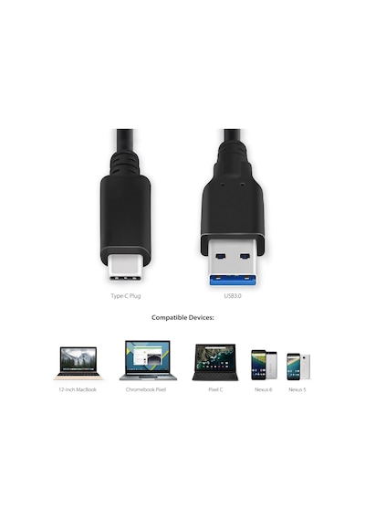 Alfais 4644 Usb Type C 3.1 To Usb 3.0 Çevirici Dönüştürücü Adaptör Kablosu 30Cm