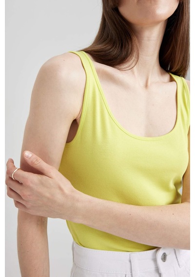 Defacto Slim Fit Bisiklet Yaka Basic Atlet I1059AZ23SMGN324