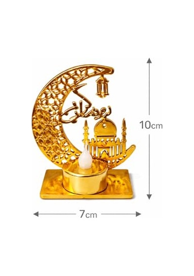 Gold Şamdan Pilli Led Işık, Askılı Fener Süsü Sarı Işıklar Peri Işıkları Aydınlatmalı Şerit Led Ramazan Çok Renkli