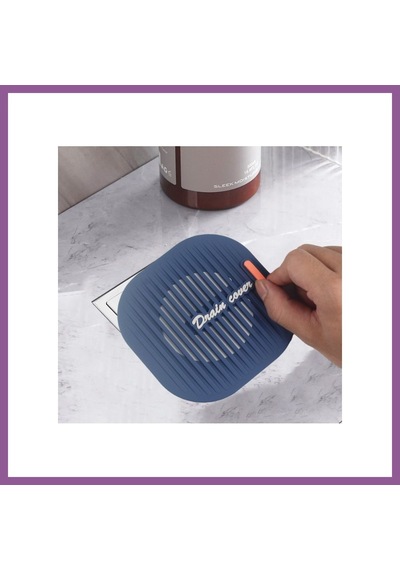 Bezos Süzgeçli Lavabo Gider Koruyucu Mat Gri Rengaren Standart
