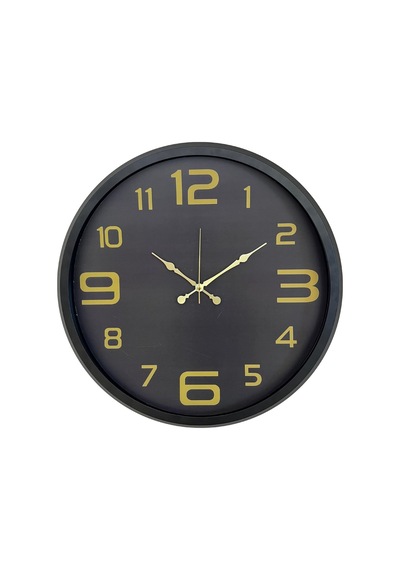 Siyah Gold Rakamlı 52 X 52 Cm Duvar Saati Diğer