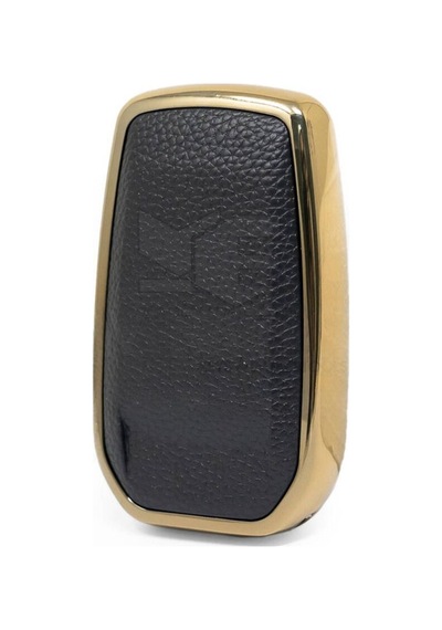 Gma Keys Lüx Toyota Hilux 2023-2024 Yılı Arası 2 Tuşlu Smart Koruma Anahtar Kılıfı Siyah Gold Altın Renk