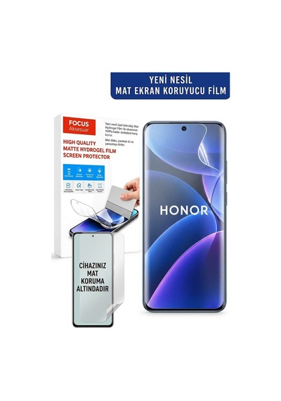 Honor Play80 Mat Kırılmaz Cam Özel Kesim Hydrogel Film