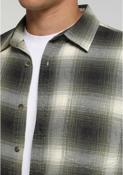 Colin's Colins Regular Fit Shirt Neck Ekoseli Erkek Yeşil Uzun Kol Gömlek Cl1082102 Q1.v1 Grn
