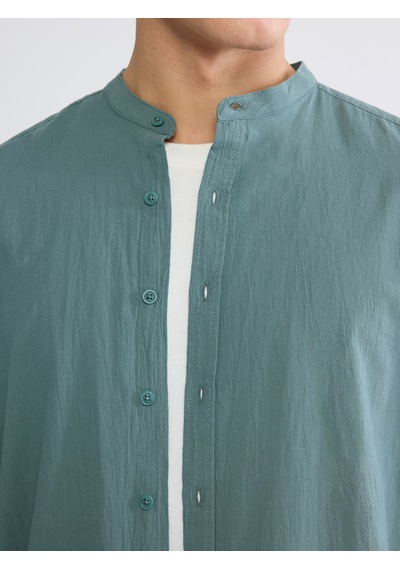 Lcwaıkıkı Classic Yeşil Regular Fit Hakim Yaka Erkek Gömlek Lcwaıkıkı Classic Yeşil Regular Fit Hakim Yaka Erkek Gömlek