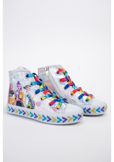 Scarpe Magiche Kız Çocuk Hologram Işıltılı Yüksek Bilek Spor Ayakkabı 31-35 Numara Arası Işıksızdır Hologram Scarpe Magiche Kız Çocuk Hologram Işıltılı Yüksek Bilek Spor Ayakkabı 31-35 Numara Arası Işıksızdır Hologram