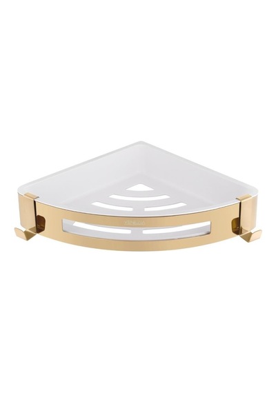 Banyo Köşe Banyo Rafı Sky Gold Altın