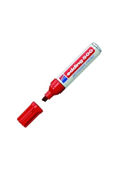 Kırmızı Markör Kalem Permanent Kalem E-500 Karışık, Çok Renkli