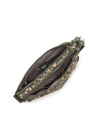 Kipling Kıplıng Alvar Omuz Çantası Çapraz Askılı Yeşil Fresh Floral