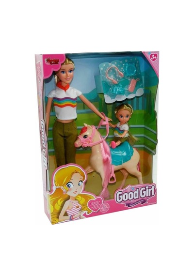Mey İthalat Wg-115162 Kutulu 29cm Atlı Kızı Ve Anne Bebek - Vardem Oyuncak