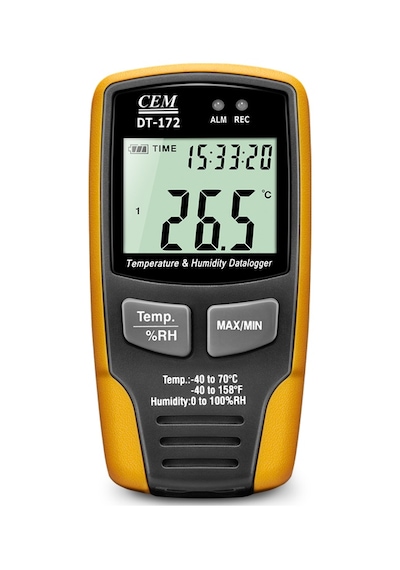 Dt-172 Sıcaklık Ve Nem Kayıt Cihazı
