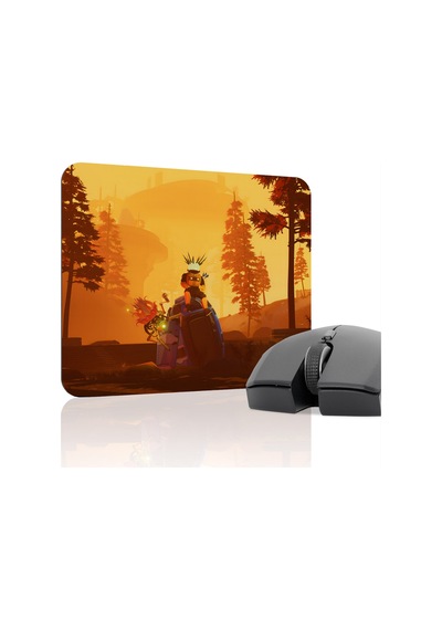 Risk Of Rain Kaymaz Dikişli Kauçuk Oyuncu Mousepad V1 - 22x18 Gaming Mouse Pad Fare Altlığı