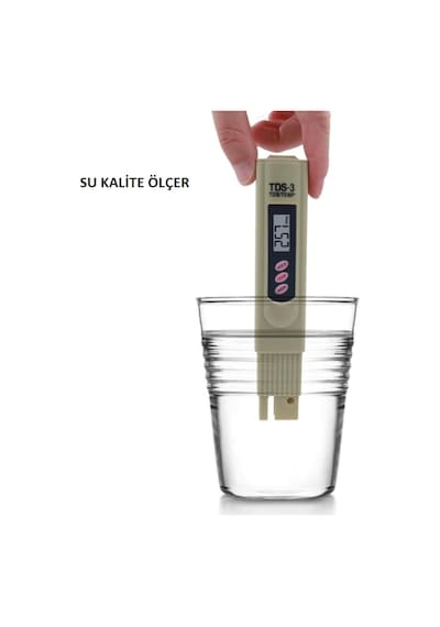Tds Metre Su Kalite Ölçme Cihazi Su Saflik Ölçer + Pil + Çanta 497857031