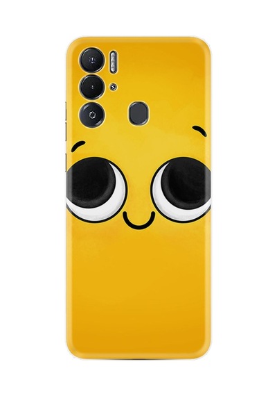Tecno Pova Neo Kılıf Resimli Desenli Silikon Platinium Series Yellow 1831