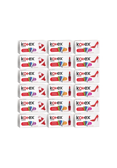 Kotex Tampon Süper - Mini - Normal 288 Li Karma Set 18pk 16