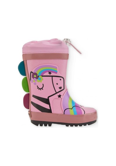 Tuc Tuc Unicorn Tasarımlı Kız Çocuk Yağmur Çizmesi Karışık