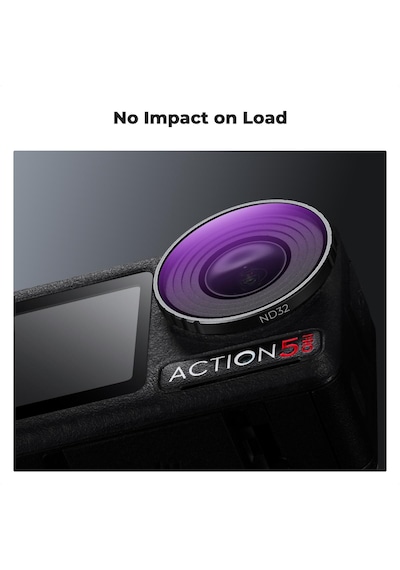 K&f Concept Djı Osmo Action 4/5 Pro Uyumlu Nd-32 5 Stop Nd Filtre