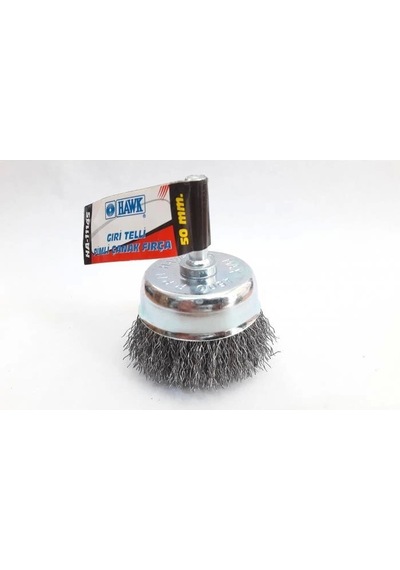 Mey İthalat Hawk Ha11145 Pimli Gri Tel Çanak Fırça 50 Mm