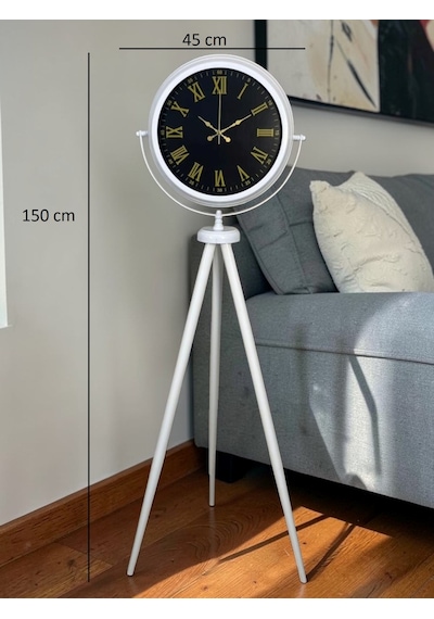River World Ayaklı Saat Tripod Rengi Beyaz Lüks Çok Renkli