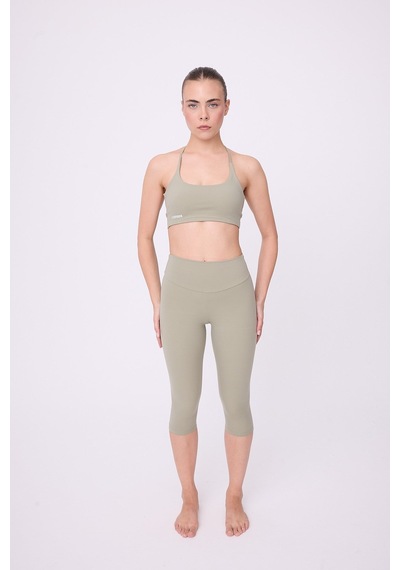 Hıghrıse Comfortflex Yüksek Bel Kapri Spor & Aktif Yaşam Taytı-2697 Gri