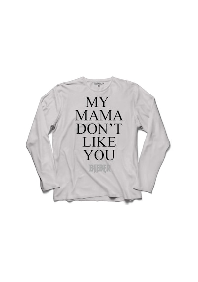 Justın Bıeber Purpose Tour My Mama Dont Lıke Uzun Kollu Tişört (518427589)
