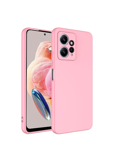 Kilifone - Xiaomi Uyumlu Redmi Note 12 4g - Kılıf İçi Kadife Koruyucu Mara Lansman Kapak - Pembe