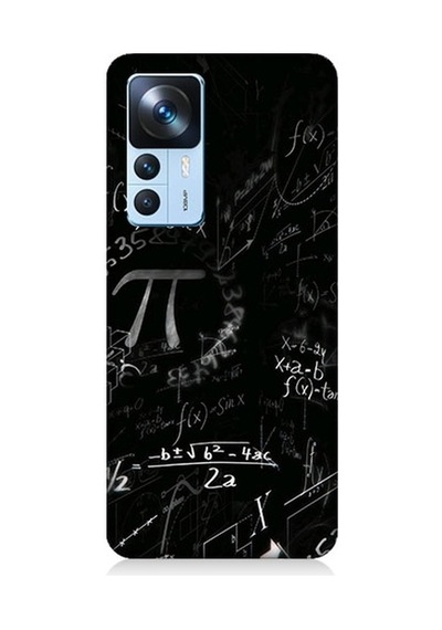 Xiaomi Mi 12t Pro Uyumlu Pi Ve Matematik Formülü Desenli Silikon Kılıf