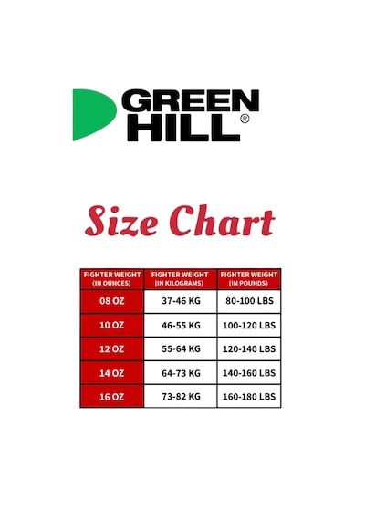 Green Hill Knockout Boks Eldiveni - Kırmızı