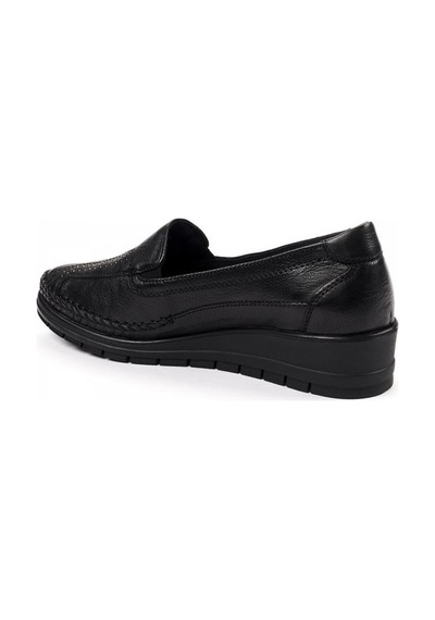 Forelli Moriza Deri Anatomik Günlük Bayan Ayakkabı-siyah - 38,5 Siyah