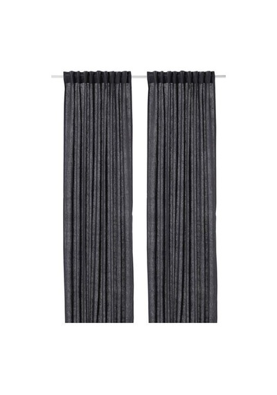Ikea Dytag Tül Perde 145x300 Cm Koyu Gri