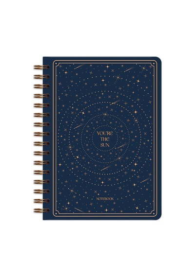 Bullet Journal Edition A5 15x21 Cm Spiralli Noktalı Tarihsiz Not Defteri Yıldızlar Genel