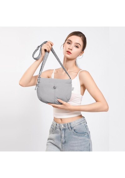 Smart Bags Mikro Poly Kumaş Postacı Kadın Çantası 3338 Mavi