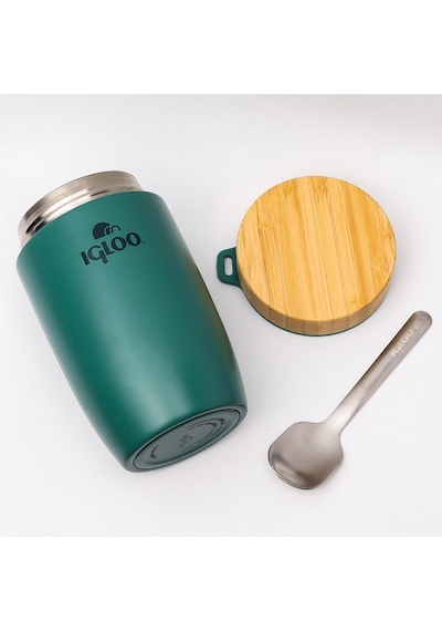 Igloo Bamboo Yemek Termosu 500ml-yeşil Yeşil